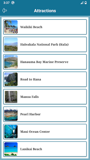 Hawaii Island Travel Guide Screenshot 2