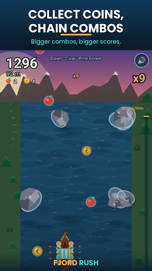 Fjord Rush: Viking Arcade Screenshot 2