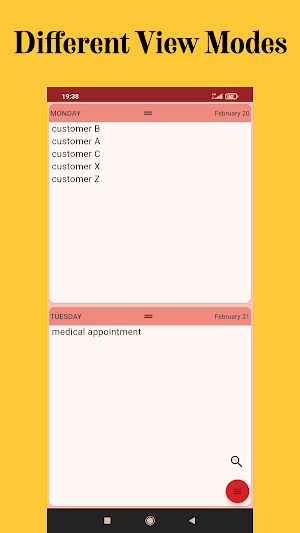 weekly planner Screenshot 1