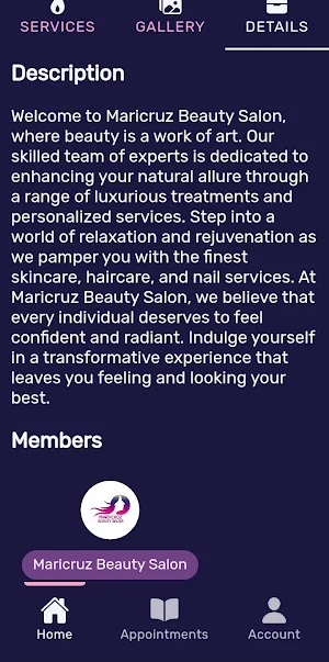 Maricruz Beauty Salon Screenshot 2