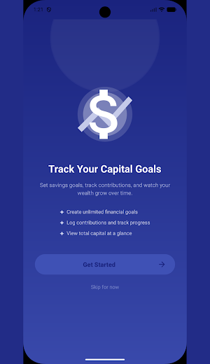 Capital Goal Tracker Screenshot 1