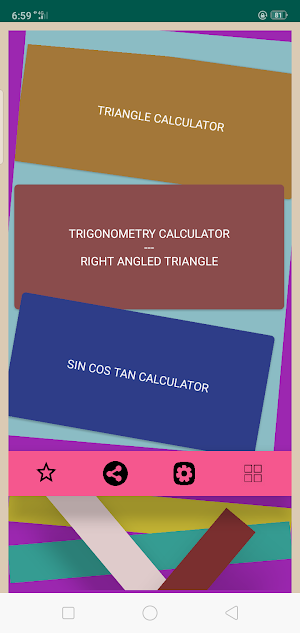 Triangle Calculator + Trigonometry Calculator Screenshot 0