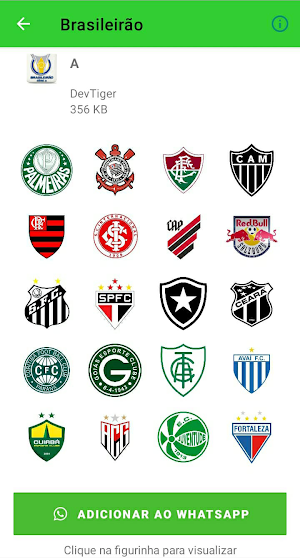 Figurinhas do Brasileirão Screenshot 1
