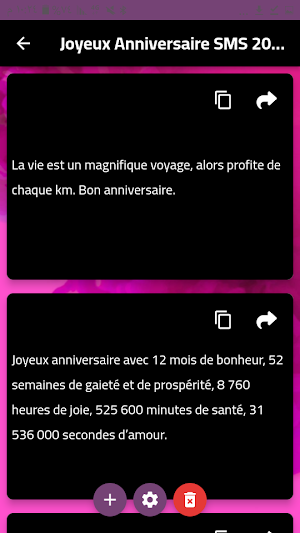 Joyeux Anniversaire SMS 2024 Screenshot 1