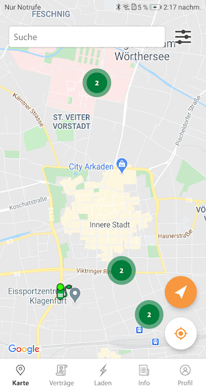 Kelag-Mobility-App Screenshot 3