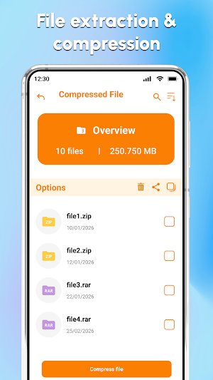 Zip Extractor - UnZIP, UnRAR Screenshot 3