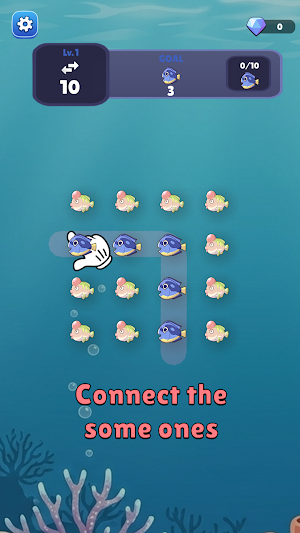 Fishy Sea World Line Link Screenshot 1