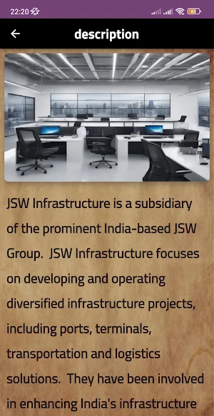 jsw infrastructure Screenshot 0