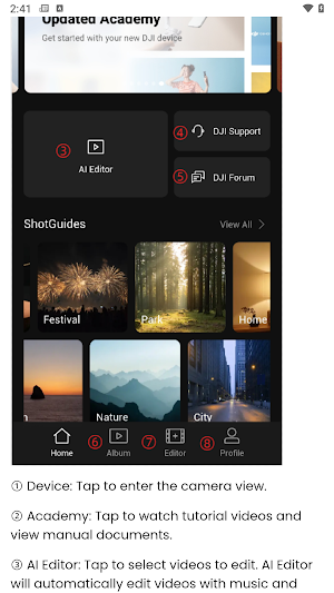 Dji Mimo Vlog Camera App Hint Screenshot 0