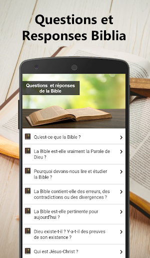 Questions et reponses bibliques Screenshot 1