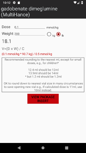 GadCalc Screenshot 2