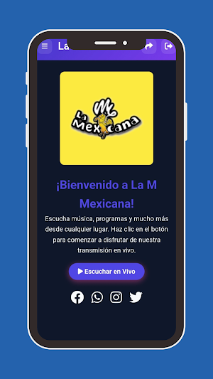 Radio La M Mexicana Online Screenshot 2