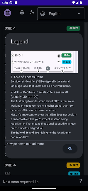 Wifi Analyzer Screenshot 1