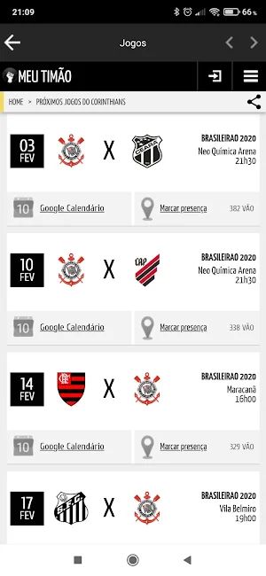 Timão Now Screenshot 1