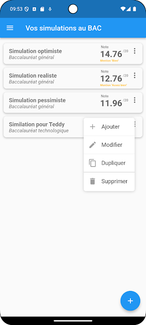 Simulations au Baccalauréat Screenshot 0