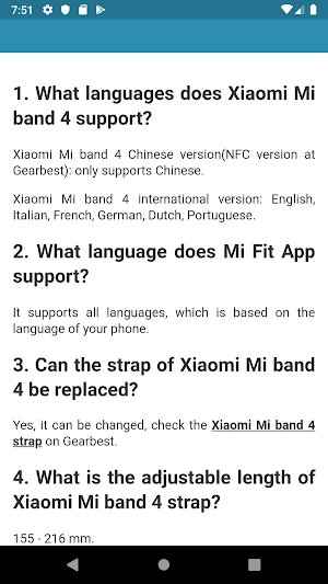 User Guide for Xiaomi Mi Band 4 Screenshot 3