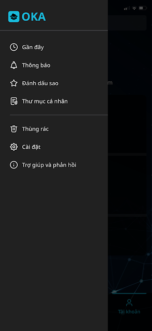 OKA: Storage Platform Screenshot 1