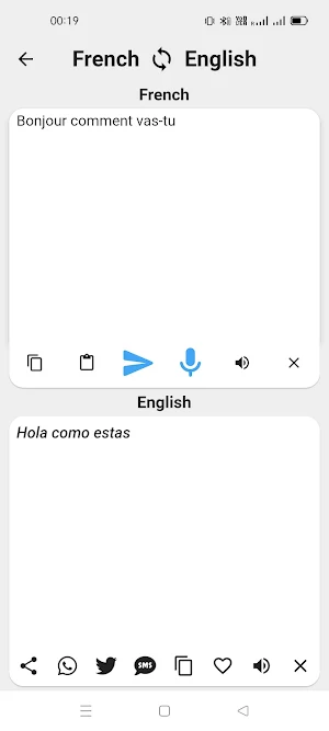French To Spanish Translator Screenshot 1
