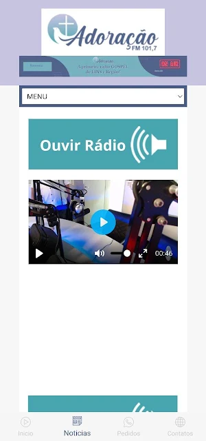 Rádio Adoração FM Lins Screenshot 2