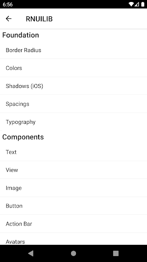 React Native Components Explorer - Source code Screenshot 3