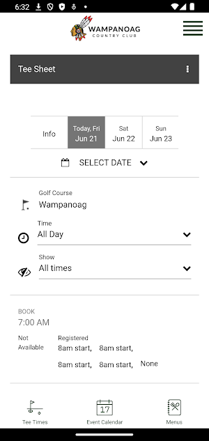 Wampanoag Country Club Screenshot 2
