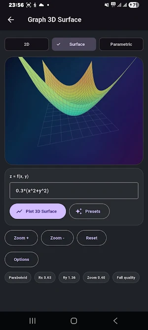 Quant Scientific Calculator Screenshot 1