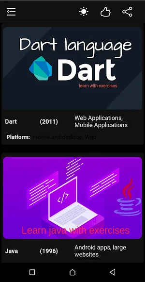 Learn programming languages Screenshot 3