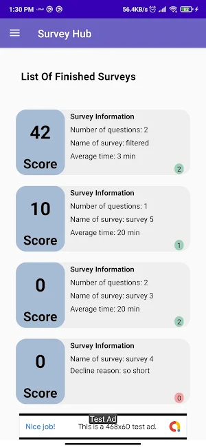 Survey Hub Screenshot 3