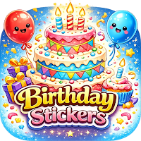 Birthday stickers - WASticker