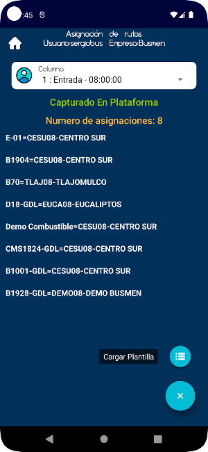 Geo Asignaciones Screenshot 0