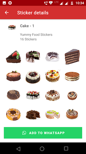 Yummy Food Stickers for WA Screenshot 1