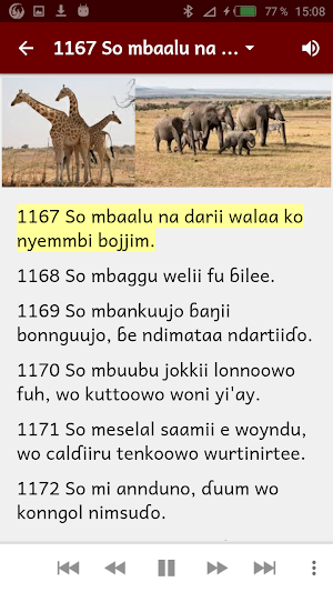 Fulfulde proverbes avec audio vol.4 Screenshot 3