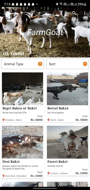 FarmGoat :Buy Sheeps and Goats Screenshot 0