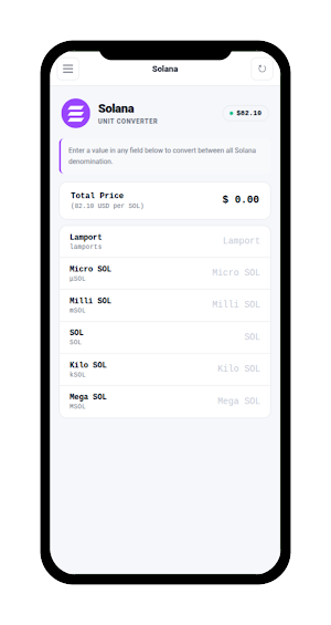 CryptoX - Unit Converter Screenshot 2