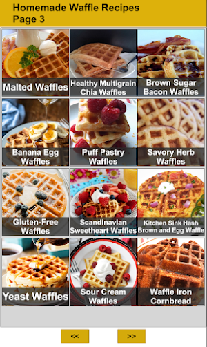 Homemade Waffle Recipe Offline Screenshot 2