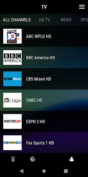 MCOMS HOTstream Mobile App Screenshot 2