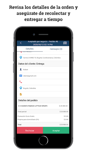 Alsea Domiciliarios App Screenshot 2
