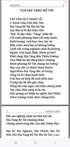 Kinh Địa Tạng Screenshot 1