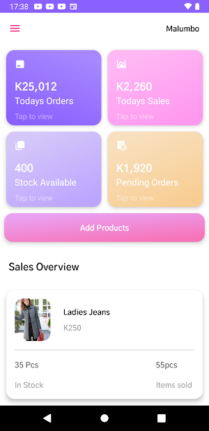 Saccarius - Stock Management Screenshot 0