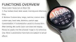 Depth of Field Sun For Wear OS Screenshot 2