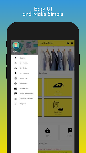 Wash Up - A Complete Laundry Solution Screenshot 2