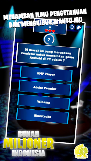 Bukan Quiz Milioner Indonesia Offline Screenshot 2