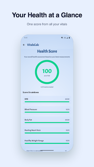 VitalsCalc: Health Calculator Screenshot 1