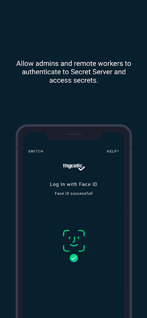 Secret Server Mobile Screenshot 1