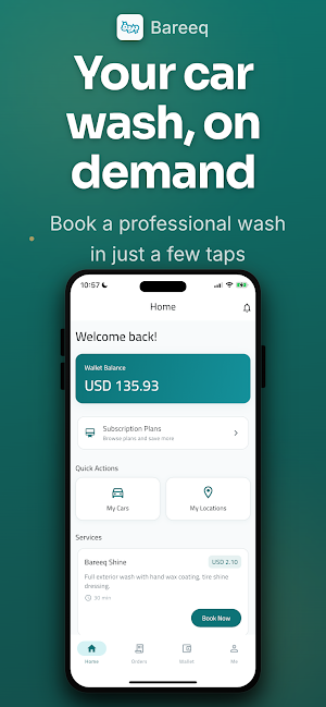 Bareeq: Car Wash on Demand Screenshot 0