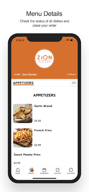 Zion Kitchen Screenshot 1