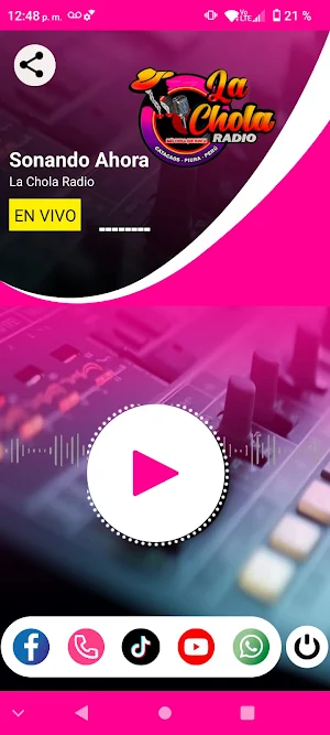 La Chola Radio Screenshot 0