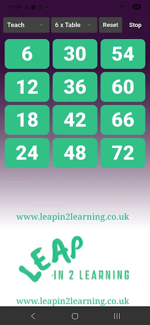 Leapin2Timestables Screenshot 1