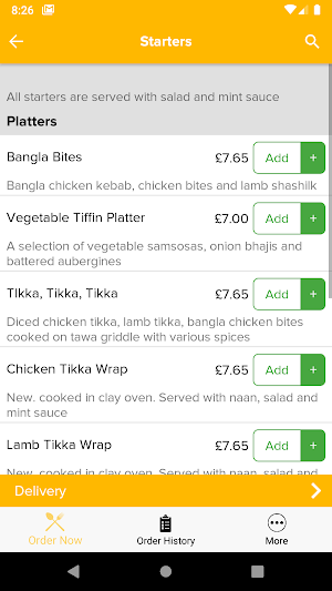 Banu Indian Restaurant Screenshot 2