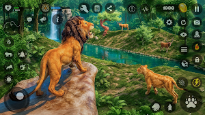 Jungle Beast Family Lion Games Screenshot 0